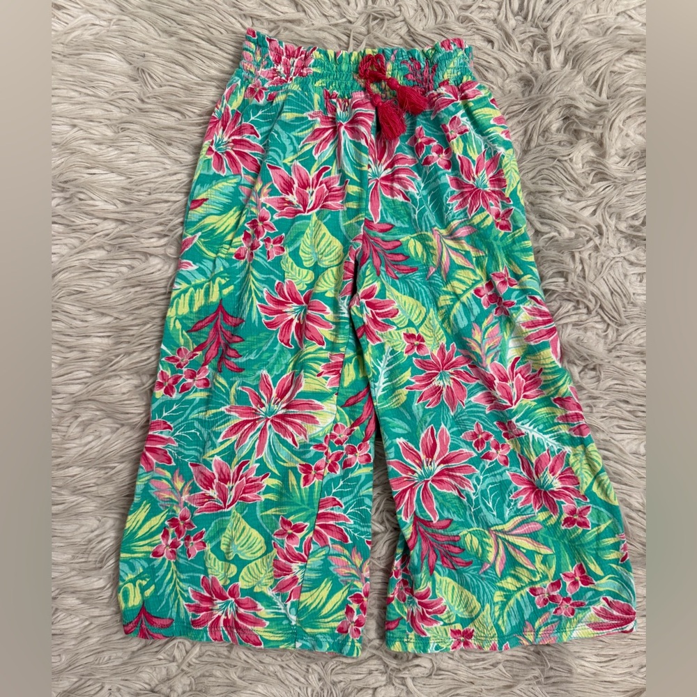 Tropical Floral Kids Pajama Pants